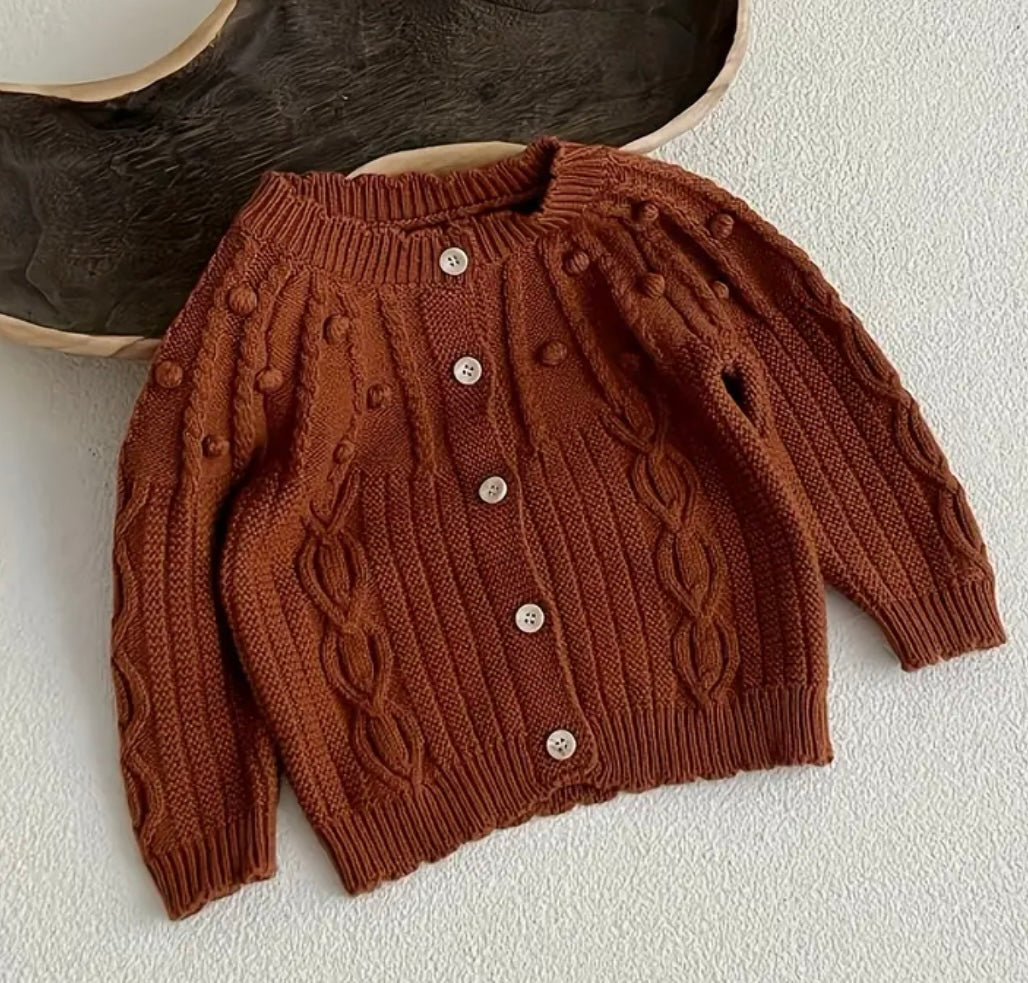 CINA Cardigan Brun