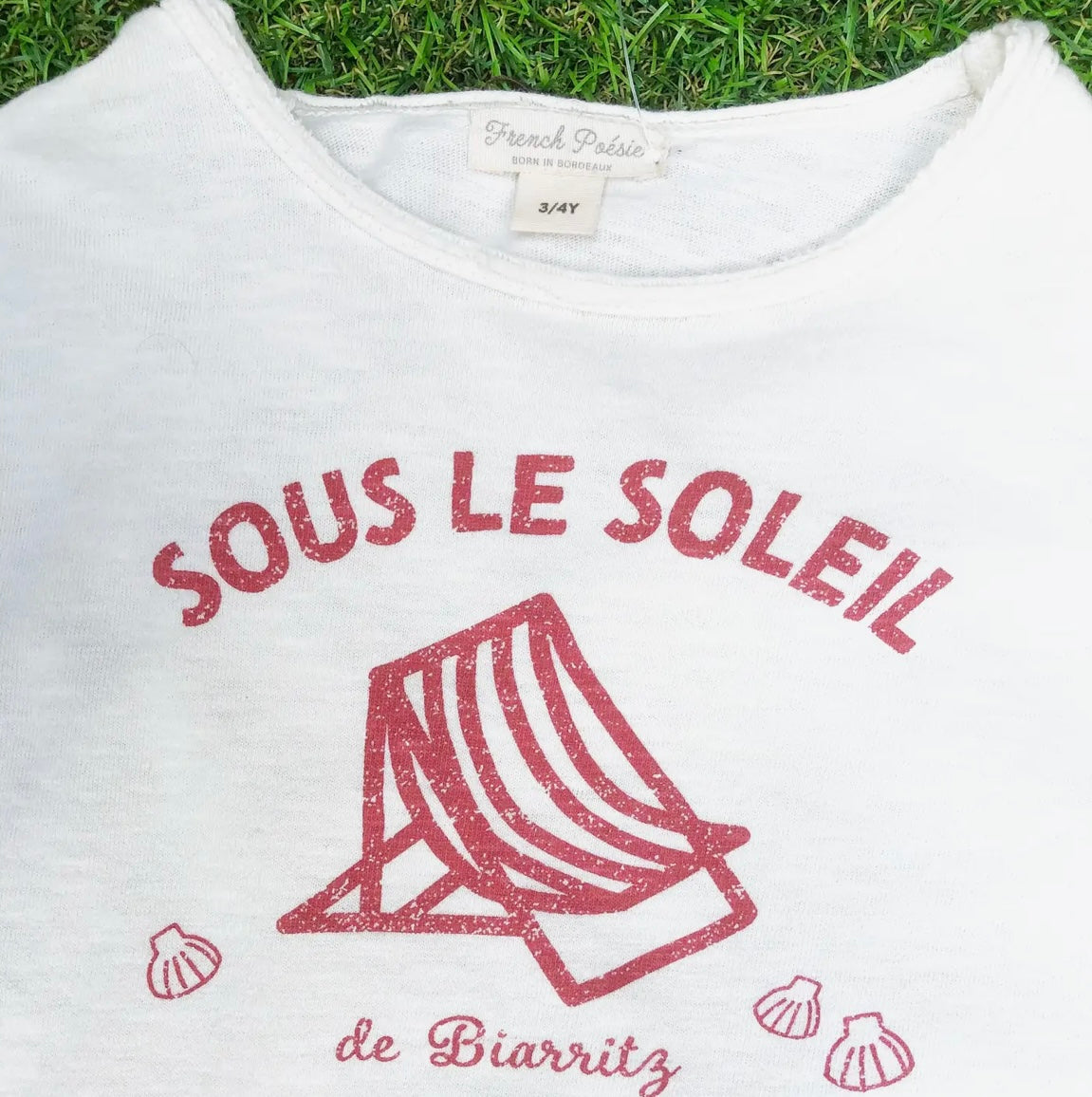 French Poésie - Sous le soleil T-skjorte